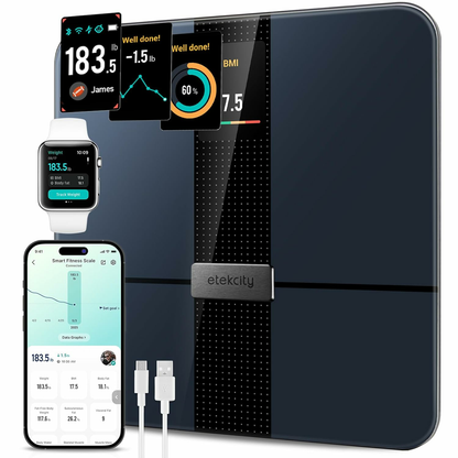 Eligible Smart Scale for Body Weight Fat, Digital Weighing Machine for Accurate BMI Muscle Mass Composition