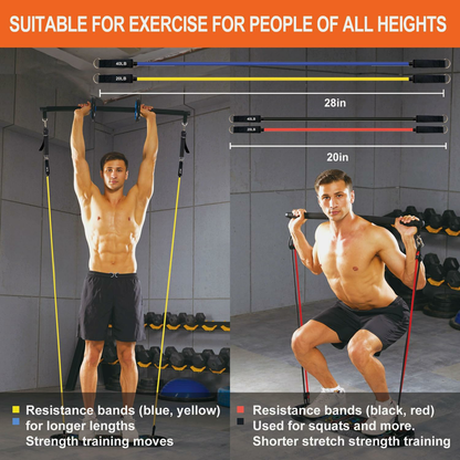 Push Up Board Fitness, Portable Foldable 20 in 1 Push Up Bar at Home Gym, Pushup Handles for Floor.