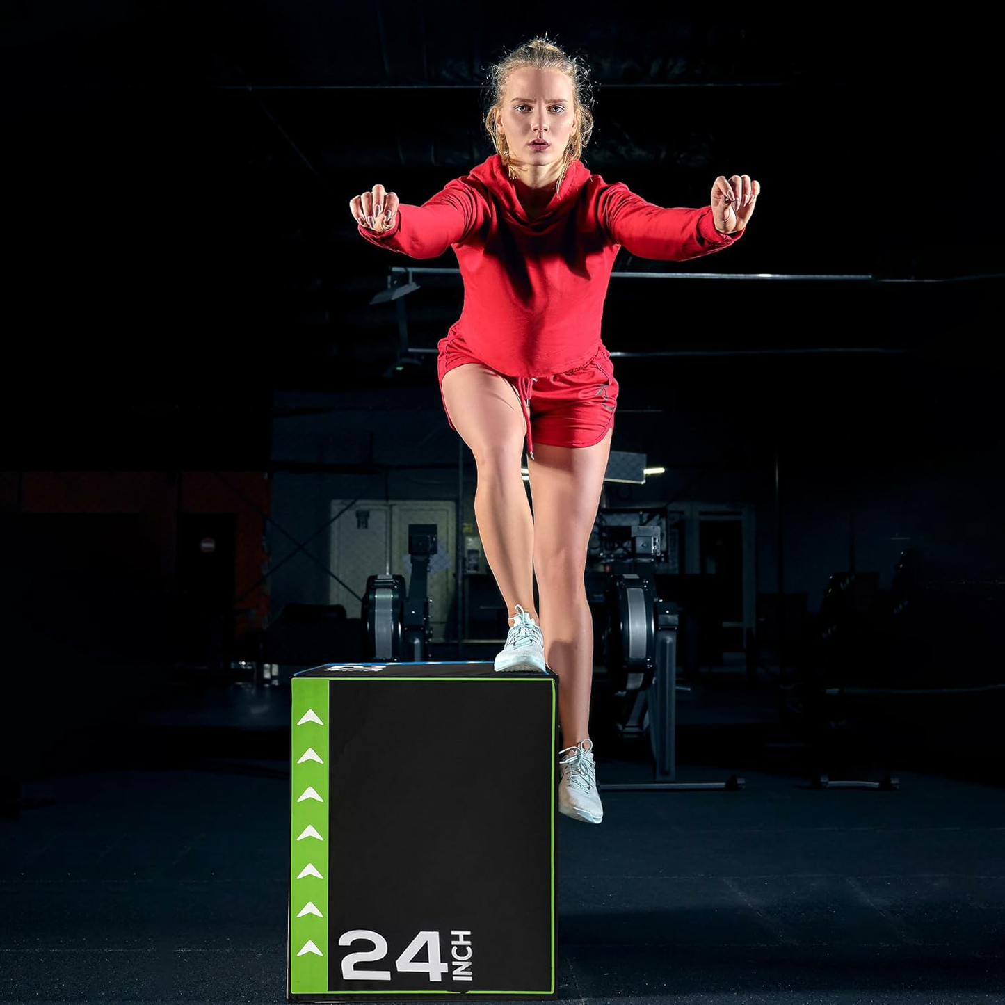 BalanceFrom 3-in-1 Foam Plyometric Jump Box for Home Gym with Multiple Height Options